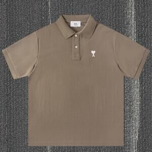 Ami Paris Brown Short Sleeve